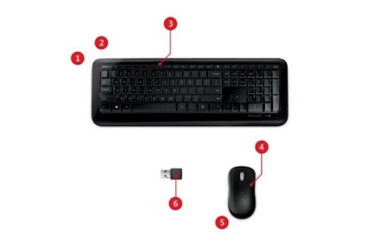 Microsoft Wireless Desktop Keyboard and Mouse Combo