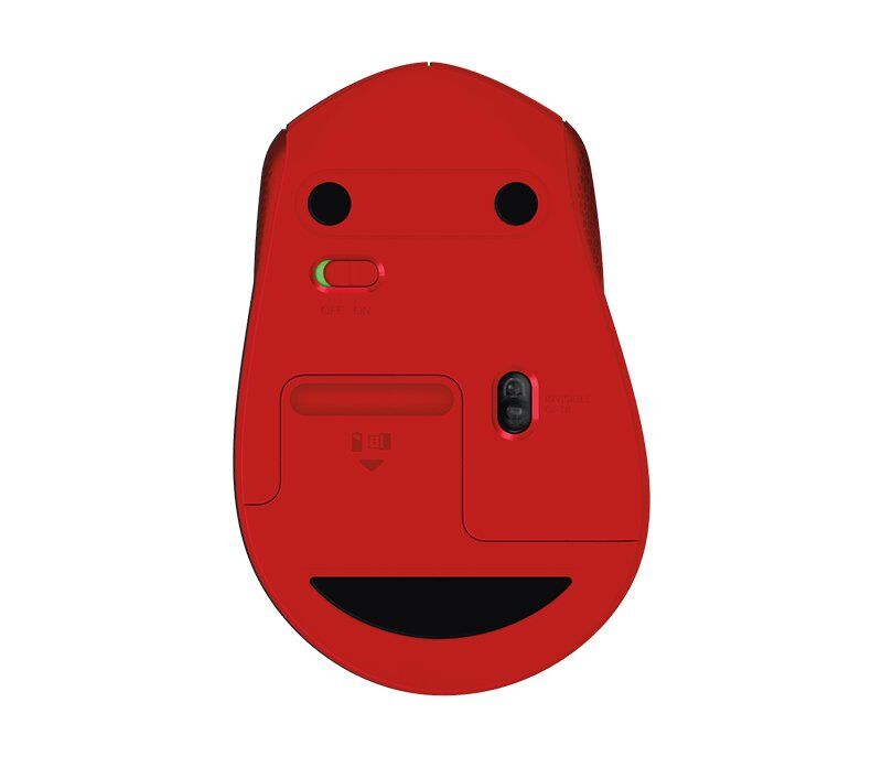 Logitech M330 Silent Plus Wireless Mouse - Red - Image 5